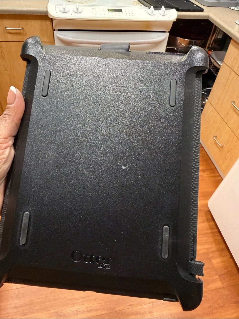OtterBox Heavy-Duty Black Tablet Case with Clear Front